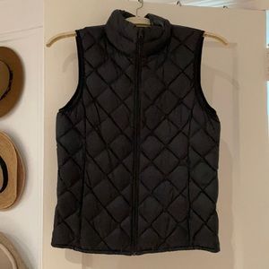 Black Uniqlo Puffer Vest